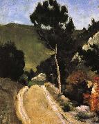 Paul Cezanne road Provence oil on canvas